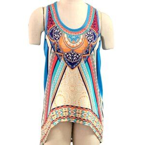 Flying Tomato Tank Top Asymmetric Hem Sz M #95J